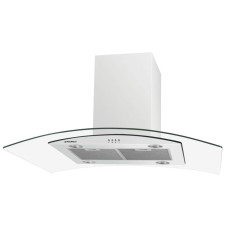 Кухонная вытяжка Maunfeld Ancona PlusA Isla 90 белый/прозрачное стекло Кухонная вытяжка Maunfeld Ancona PlusA Isla 90 белый/прозрачное стекло