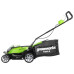 Газонокосилка электрическая greenworks 2501907 G40LM35 Газонокосилка электрическая greenworks 2501907 G40LM35