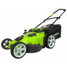 Газонокосилка электрическая greenworks 2500207 G-MAX 40V 49 cm 3-in-1