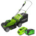 Газонокосилка электрическая greenworks 2504707VB G40LM40K4