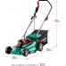 Газонокосилка электрическая ЗУБР ГСЦ-38-1700 Газонокосилка электрическая ЗУБР ГСЦ-38-1700