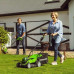 Газонокосилка аккумуляторная GREENWORKS G24X2LM41K2