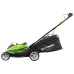 Газонокосилка электрическая greenworks 2500107 G-MAX 40V 45 cm 4-in-1