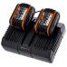 Газонокосилка электрическая Worx WG744E Газонокосилка электрическая Worx WG744E