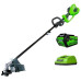 Триммер аккумуляторный greenworks 1301507uf GD40BCK6