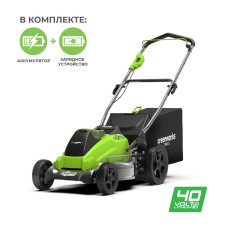 Газонокосилка аккумуляторная GreenWorks GD40LM45K4 (2500407UB)