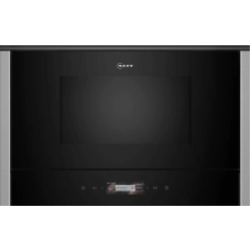 Встраиваемая микроволновая печь Neff NR4WR21N1 черный/нержавеющая сталь