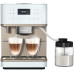 Кофемашина Miele CM 6360 MilkPerfection Lotus White CleanSteelMetallic, белый лотос