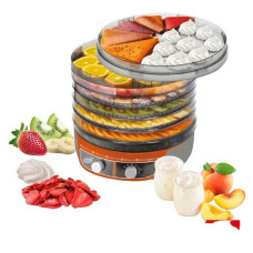 Сушилка для овощей Великие реки Волга-9 серо-оранжевая Сушилка для овощей Великие реки Волга-9 серо-оранжевая