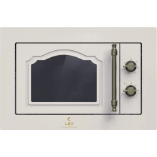 Встраиваемая микроволновая печь LEX BIMO 20.01 C IVORY LIGHT