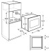 Встраиваемая микроволновая печь AEG MBE 2658S W