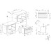 Встраиваемая микроволновая печь Smeg SF4102MS