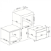 Встраиваемая микроволновая печь Smeg SF4101MS