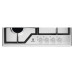 Газовая варочная панель Electrolux KGS 6426 SX