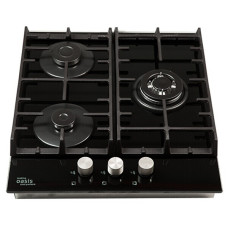 Газовая варочная панель Oasis P-3GBT (B) Газовая варочная панель Oasis P-3GBT (B)