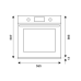 Электрический духовой шкаф Bertazzoni F6011PROPTX/23
