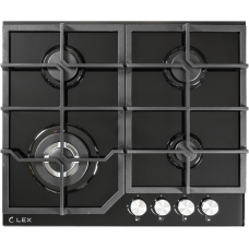 Газовая варочная панель LEX GVG 640-1 BLACK Газовая варочная панель LEX GVG 640-1 BLACK