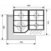 Газовая варочная панель LEX GVG 640-1 WHITE
