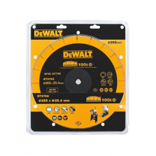 Диск алмазный сегментный (355х25.4х3.5 мм) для сухого реза по металлу DeWalt DeWalt DT 3752