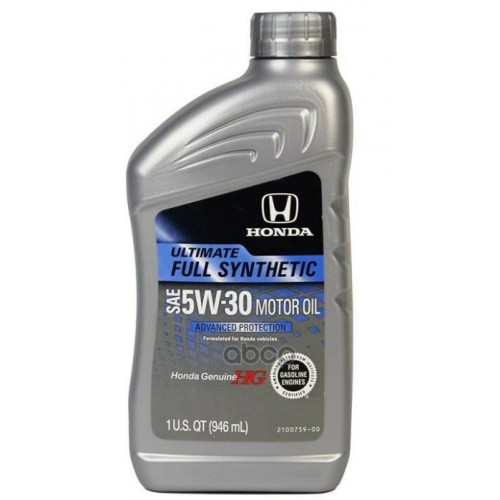 Масло моторное Honda Ultimate 5w30 SN FULL SYNT (0,946л) (USA) 08798-9139