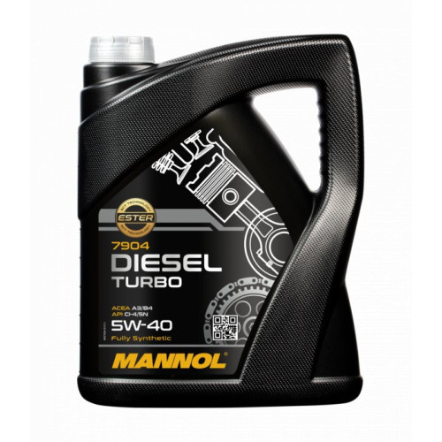 Масло моторное Mannol (SCT) diesel turbo 5w40 (5л) Синтетика CI-4/SL