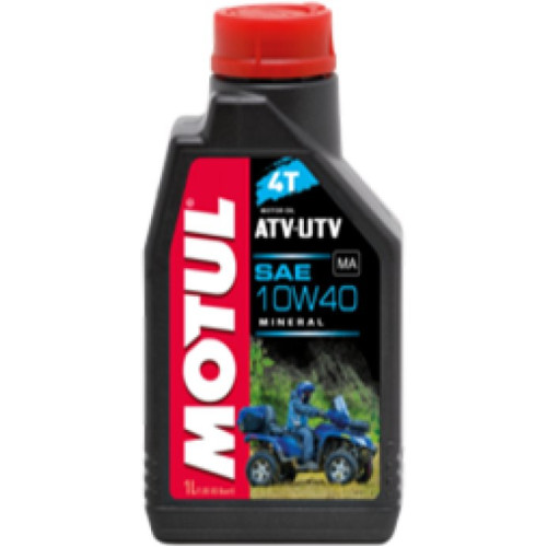 Масло моторное MOTUL ATV UTV 4T 10W40 мин для квадроциклов (1л) 105878