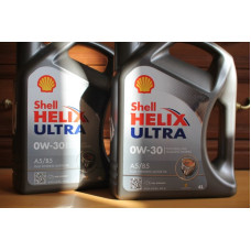 Масло моторное SHELL Helix Ultra 0w30 A5/B5 син. (4л)
