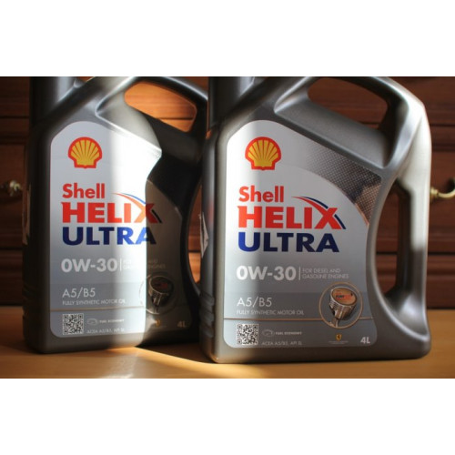 Масло моторное SHELL Helix Ultra 0w30 A5/B5 син. (4л)