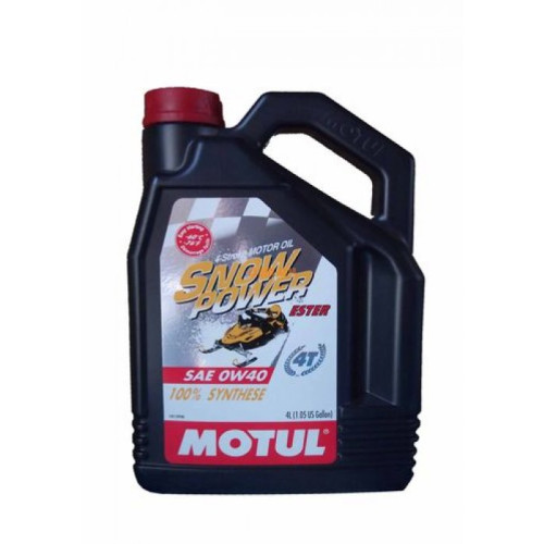 Масло моторное MOTUL Snowpower 4T 0W40 синт (4л)