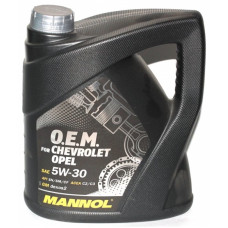 Масло моторное Mannol (SCT) 7701 O.E.M. for Chevrolet Opel 5W30 синт (4л)