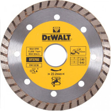 Диск алмазный DeWalt ф115х22.2х2.1мм DT 3702