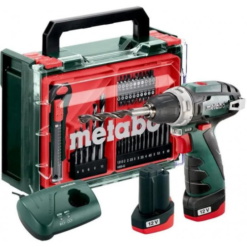 Аккумуляторный винтоверт Metabo PowerMaxx BS Basic Set 600080710
