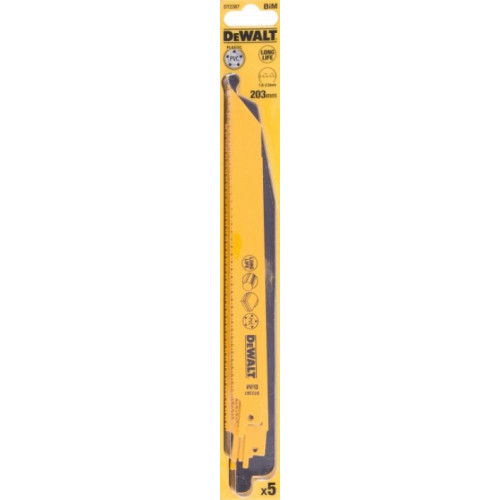 Пилки для ножовки DeWalt S1122VF 5шт DT 2387