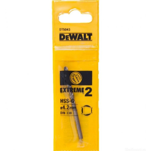 Сверло для металла DeWalt Extreme2 4.2х43х75мм DT 5043
