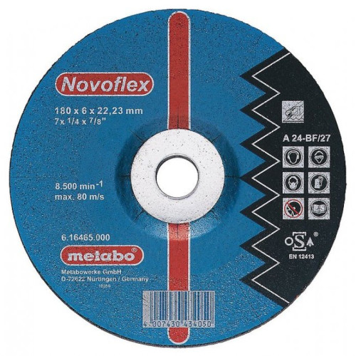 Круг обдирочный METABO Metabo Круг обдирочный сталь Novoflex SP 150x6,0x22,23 мм 617137000