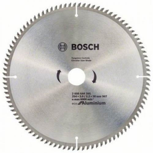 Пильный диск BOSCH BOSCH пильный диск ECO AL 254X30-96T 2608644395 2608644395