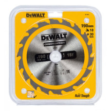 Пильный диск DeWalt CONSTRUCT 190х30 мм 18 ATB DT1943-QZ