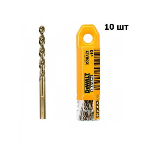 Сверло по металлу DeWalt 8х117х72мм 10шт DT4938-QZ