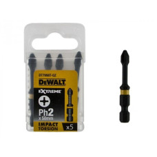 Биты ударные DeWalt IMPACT Torsion Ph2 50мм 5 шт DT7998T-QZ