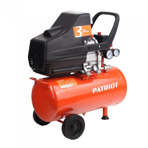 Компрессор PATRIOT Компрессор PATRIOT EURO 24/240, 1.5 кВт, выход быстросъём, выход елочка 8 мм. 525306365
