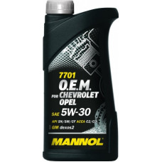 Масло моторное Mannol (SCT) 7701 O.E.M. for Chevrolet Opel 5w40 1л 1076