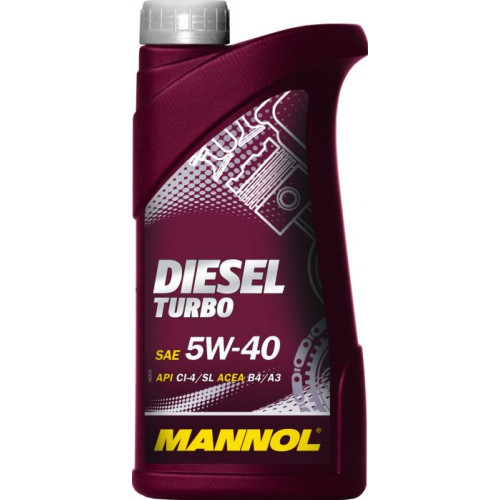 Масло моторное синтетическое MANNOL Diesel Turbo 5W40 1 л 1010