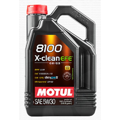 Масло моторное синтетическое MOTUL 8100 X-clean EFE 5W30 4 л 109171(111861)