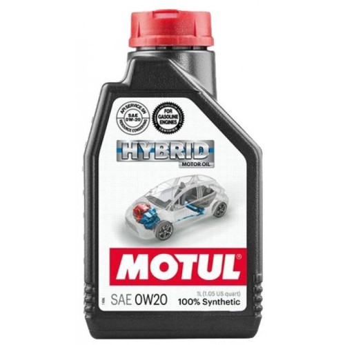Масло моторное MOTUL Hybrid 0W20 синтетическое 1 л 107141