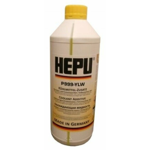 Антифриз HEPU Coolant концентрат желтый 1,5 л P999-YLW