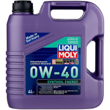Масло моторное LIQUI MOLY Synthoil Energy A3/B4 0W-40 синтетическое 4 л 7536
