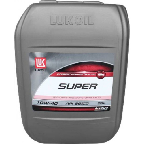 Масло моторное Лукойл Супер SG/CD 10W-40 полусинтетическое 20 л 17363