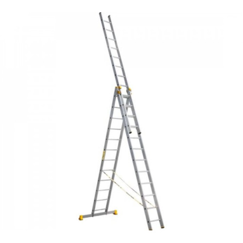 Лестница АЛЮМЕТ 3*12 алюминиевая профессиональная P3 9312