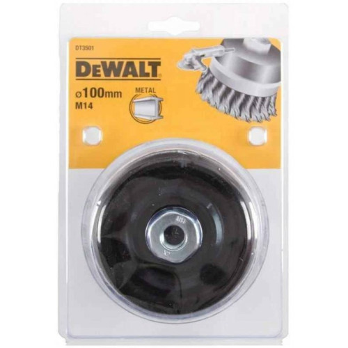 Чашечная щетка DeWalt 100х24ммх5/8