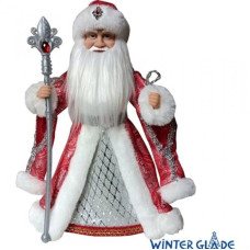 Фигурка Winter Glade Дед Мороз 40 см красный/серебряный MS0140